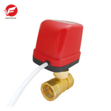 Motorized water automatic shut off hydraulic valve directional control